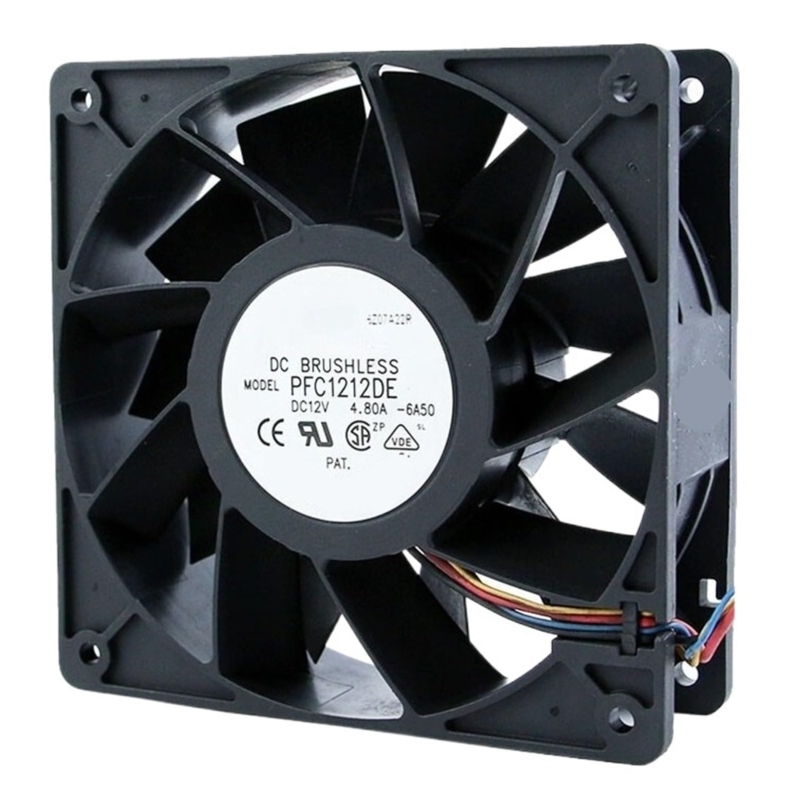 Ventilateur de contrôle PFC1212DE pour refroidir une armoire électrique 12V