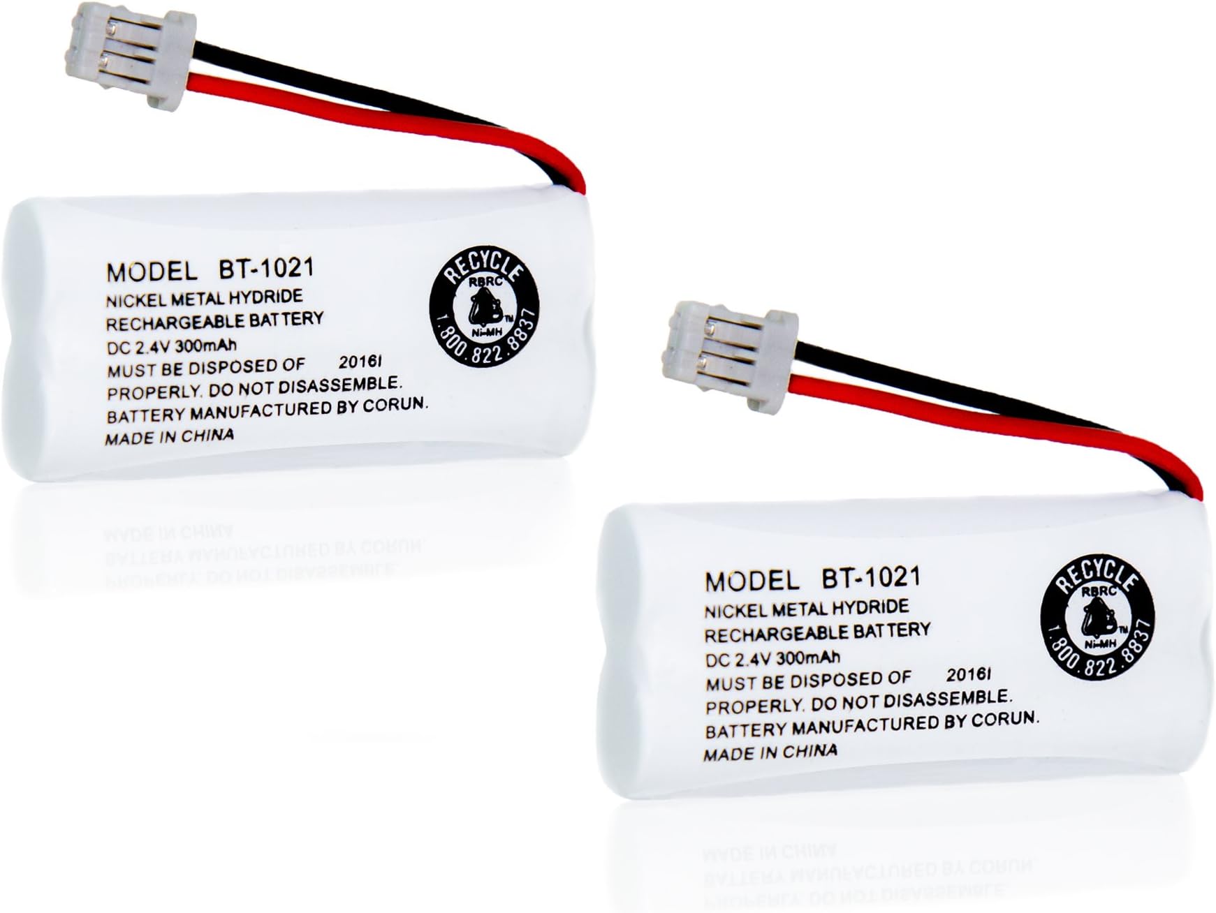 Battery BT-1021 BT1021 BBTG0798001 for Uniden Cordless Handset Telephones (2-Pack)