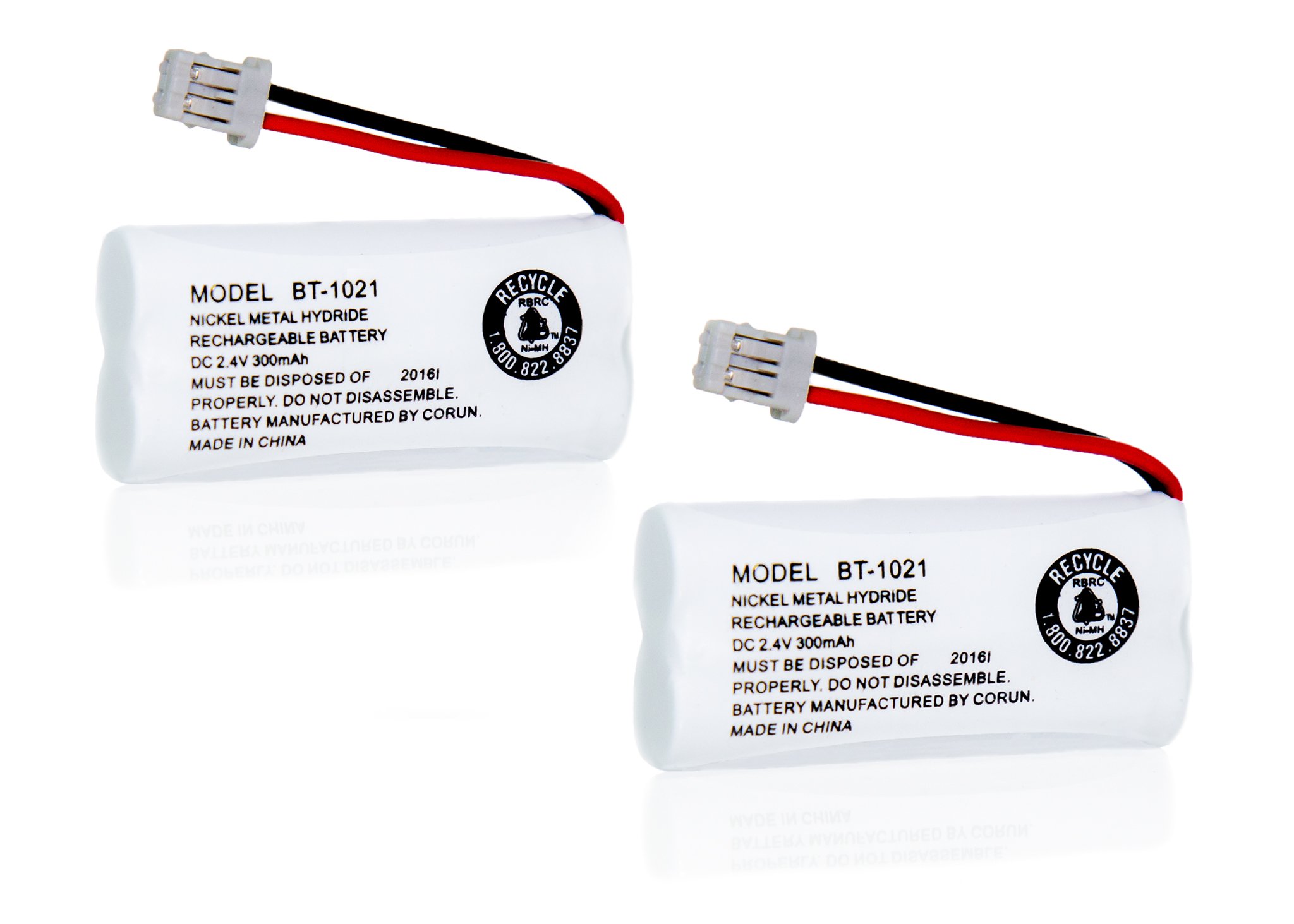 Battery BT-1021 BT1021 BBTG0798001 for Uniden Cordless Handset Telephones (2-Pack)