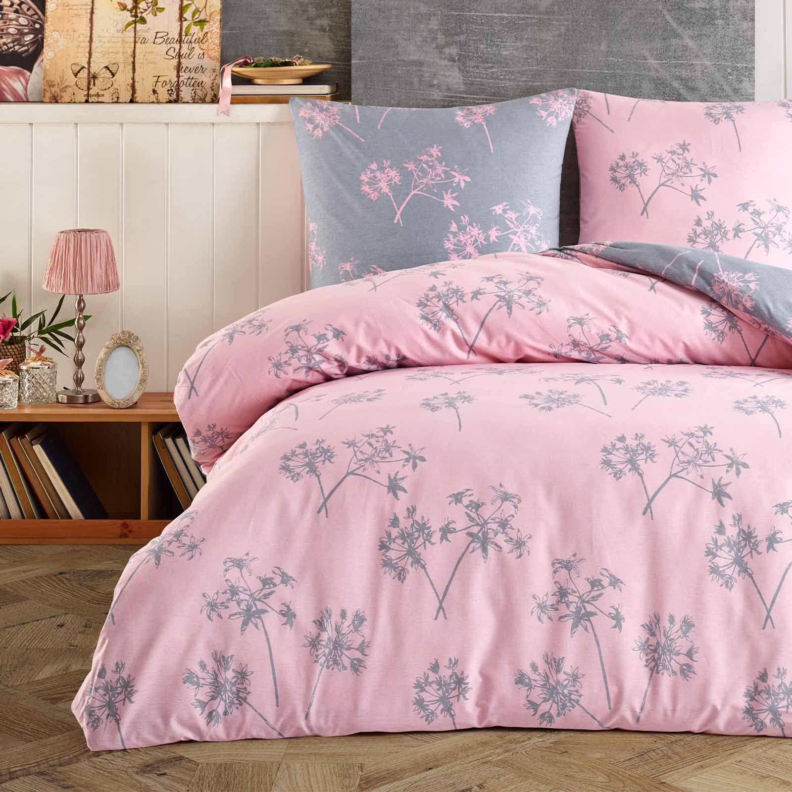 Buymax Bettwäsche Set aus 100% Baumwolle Renforcé, Streifen & Moderne Muster, mit Reißverschluss, Oeko-TEX Standard 100, Verschiedene Größen