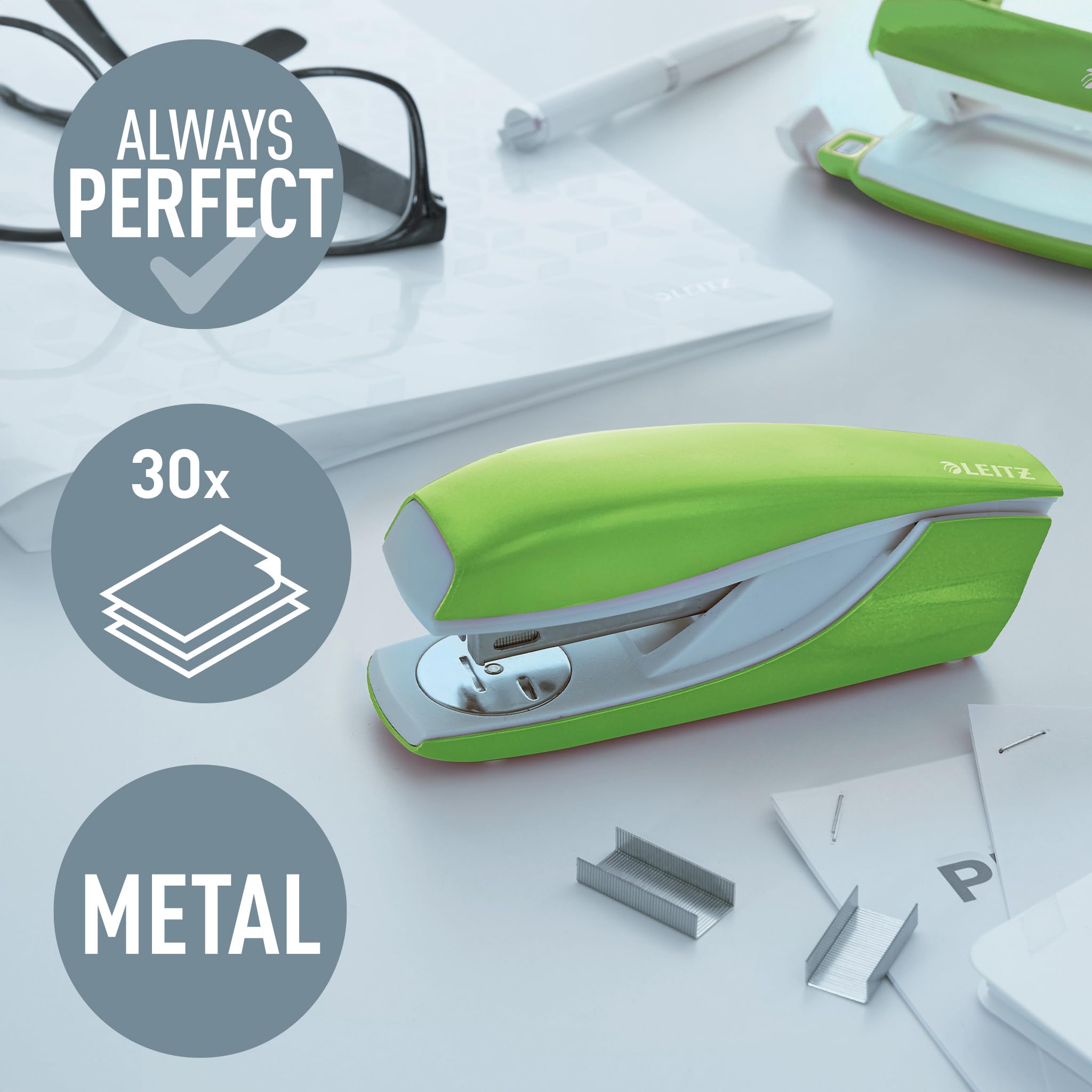 Leitz Nexxt Wow Stapler And 2 Hole Punch Set 10 Sheet Capacity Black - Your Home For Office - View #5