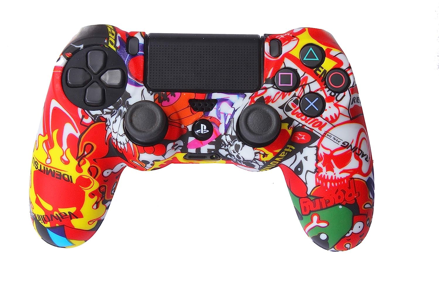 New World Anti-Slip Silicone Cover Case Sleeve for PS4 - Skull Design (White) (B07P64DQ9N) Amazon Price History, Amazon Price Tracker