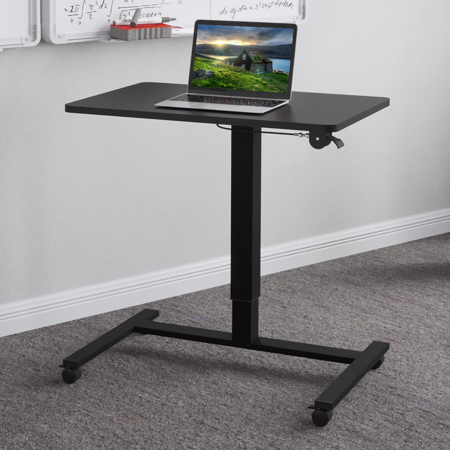Buy BilBil Pneumatic Mobile Desk, Spring Height Adjustable Sit to