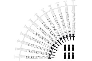 DEPEPE 120-Pack 1ml Syringes for Colostrum Collection