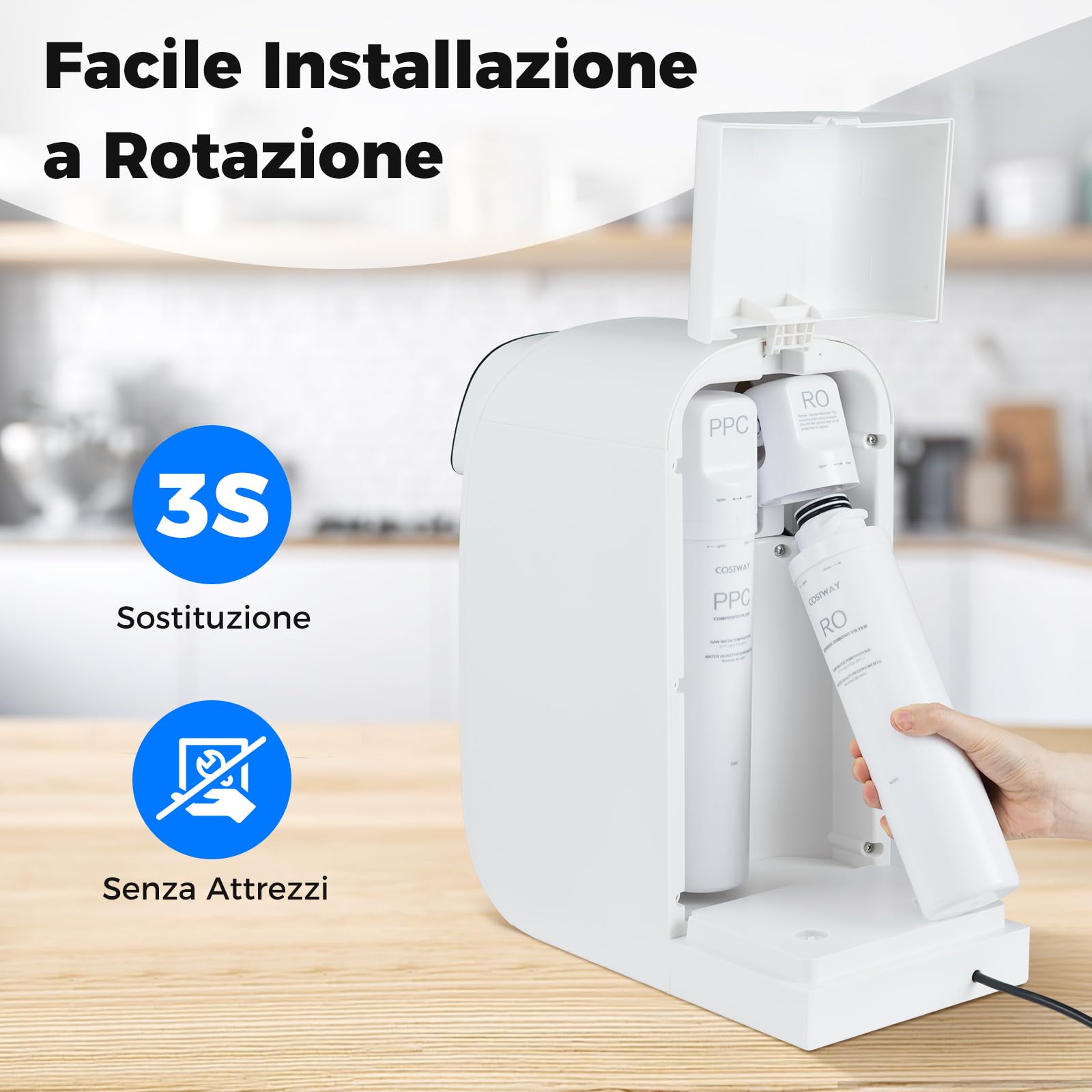 A.O. Smith Membrane Replacement Reverse Osmosis Under Sink J1 Filter A.O. Smith Membrane Replacement Reverse Osmosis Under Sink J1 Filter