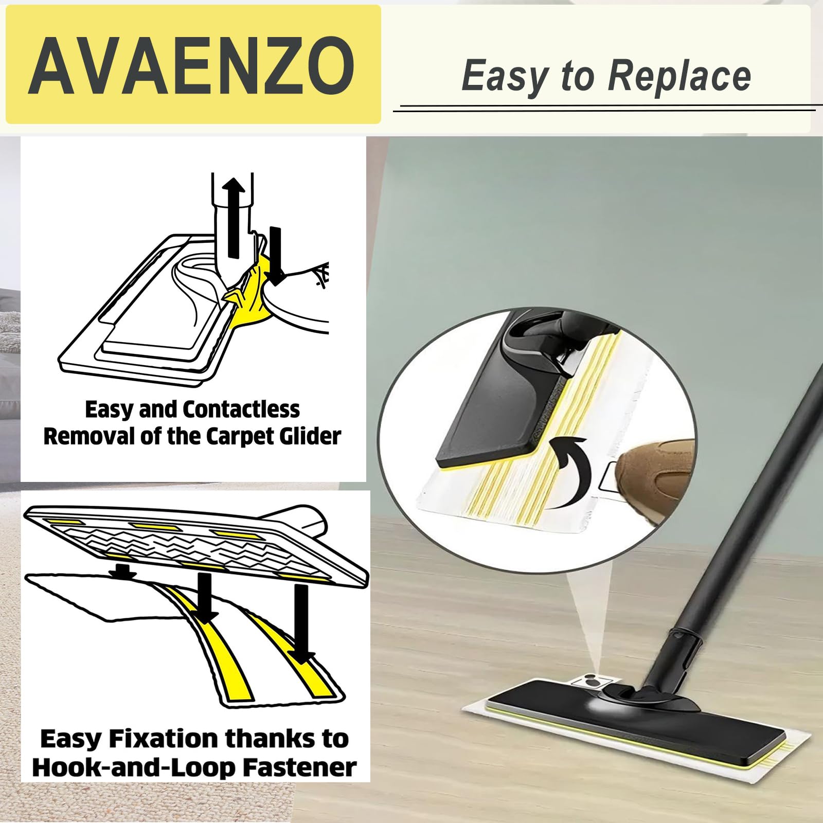 Accesorios Para Limpiadores De Vapor Kärcher SC1 SC2 SC3 SC4 SC5 Juego De Cepillos Para Limpiadores De Vapor Para Muebles De Cocina Y Suelos 96683045