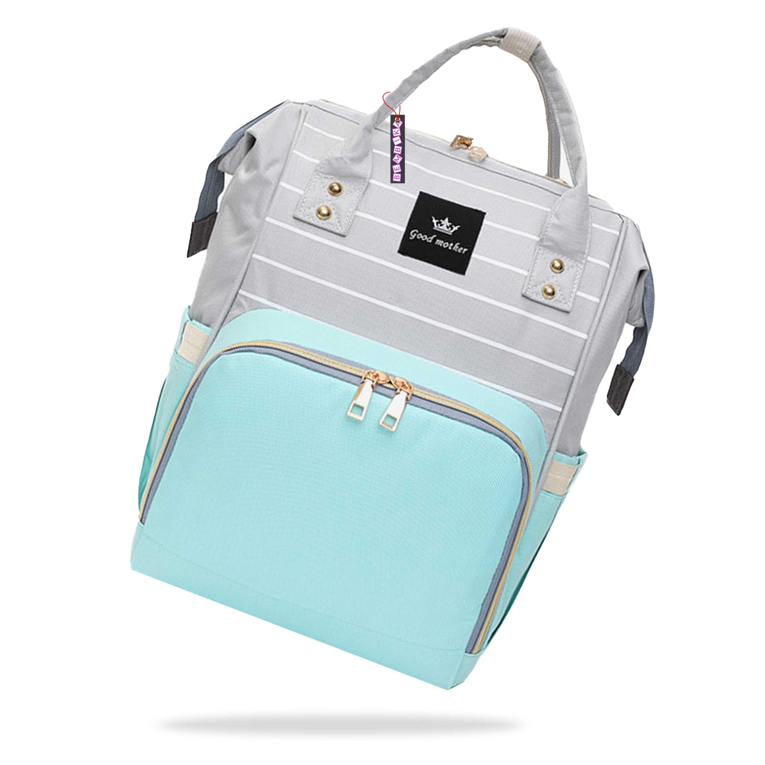 Bembika Diaper Bags For Mom And Dad Kids Diaper Bags For Travel Backpack For Multi-Function Waterproof And Large Capacity-image-5