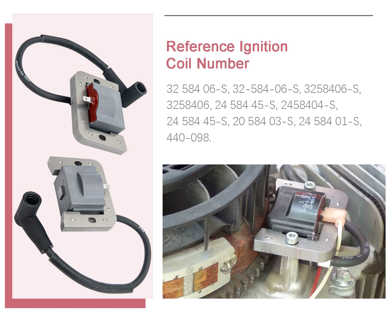Amazon.com: 32-584-06-S Ignition Coil Replace 32 584 06-S 3258406s