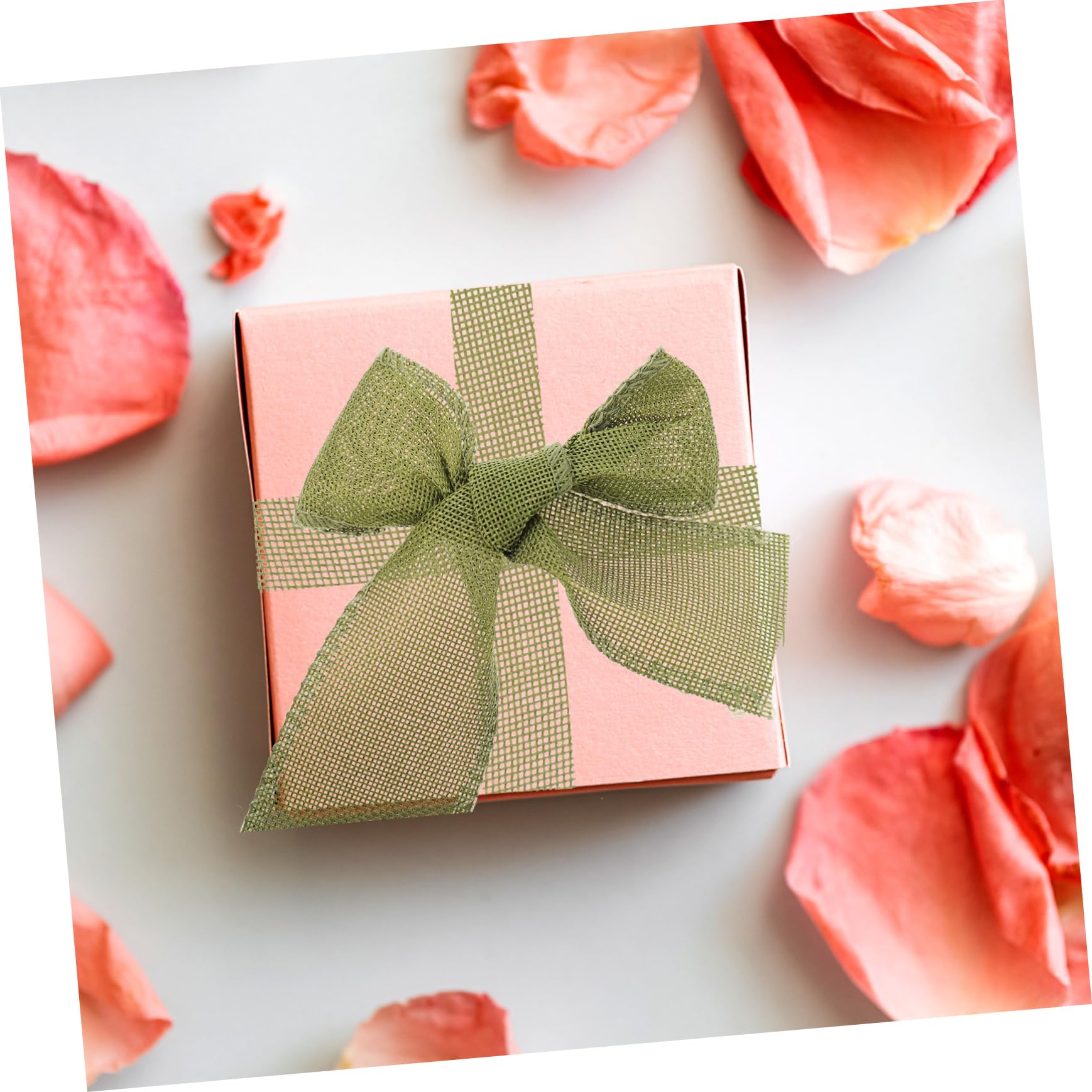 SEWACC 10rollen Weihnachts-dekorationsband Breit Und Natur Vielseitig Einsetzbar Für -bastelarbeiten Geschenkverpackungen Und Festliche Anlässe
