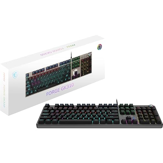 Clavier mécanique pleine taille RGB remplaçable