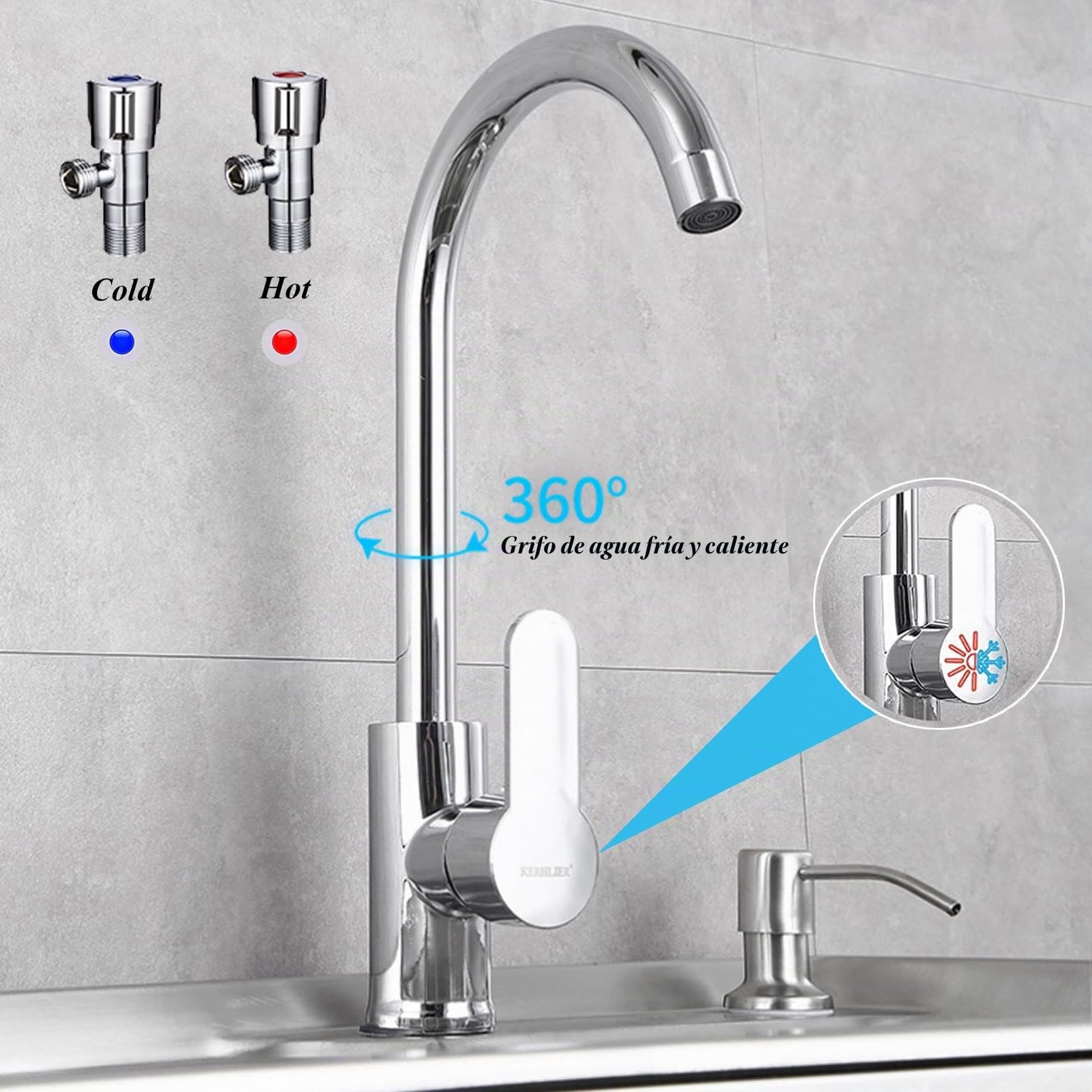 Fregadero Exterior Jardin Comercial Fregadero Cocina Industrial Pila De Lavar Portatil Camping 1 Seno Acero Inoxidable Con Agua Fria Y Caliente Grifo Y DesagüE Cuarto De Lavado 71x47x75cm
