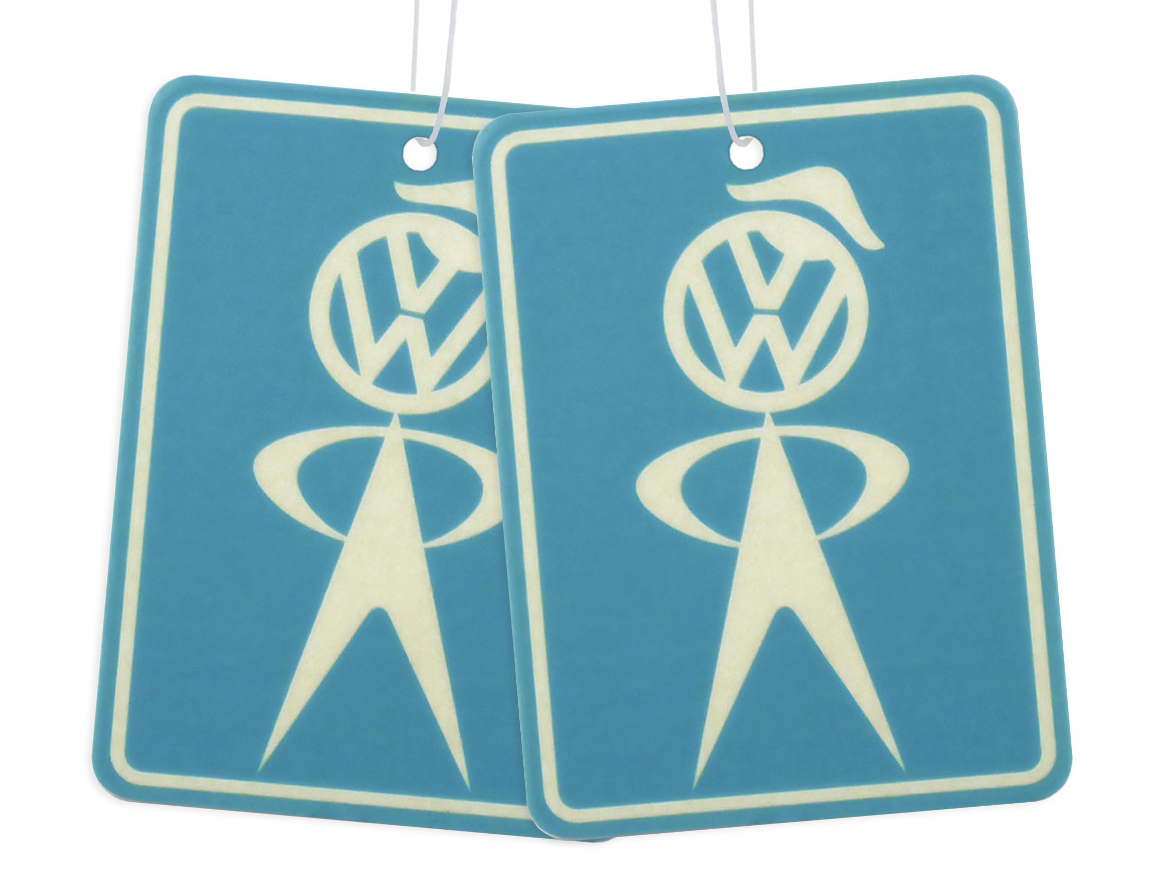 BRISA VW Collection Volkswagen Deodorante per Auto Profumatore Fragranza Campervan T1 Bus design (Fresh/Blu/Set di 2