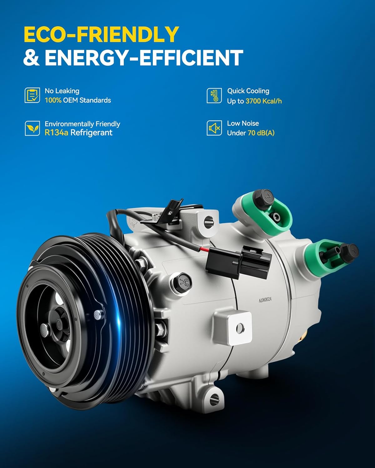 PHILTOP A/C Compressor 198332 Replacement for Kia Forte 2014-2018, Forte5 2014-2018, Forte Koup 2014-2016 2.0L, for Hyundai Elantra 2.0L 2014-2017, Elantra GT 2014-2017, Coupe 2014