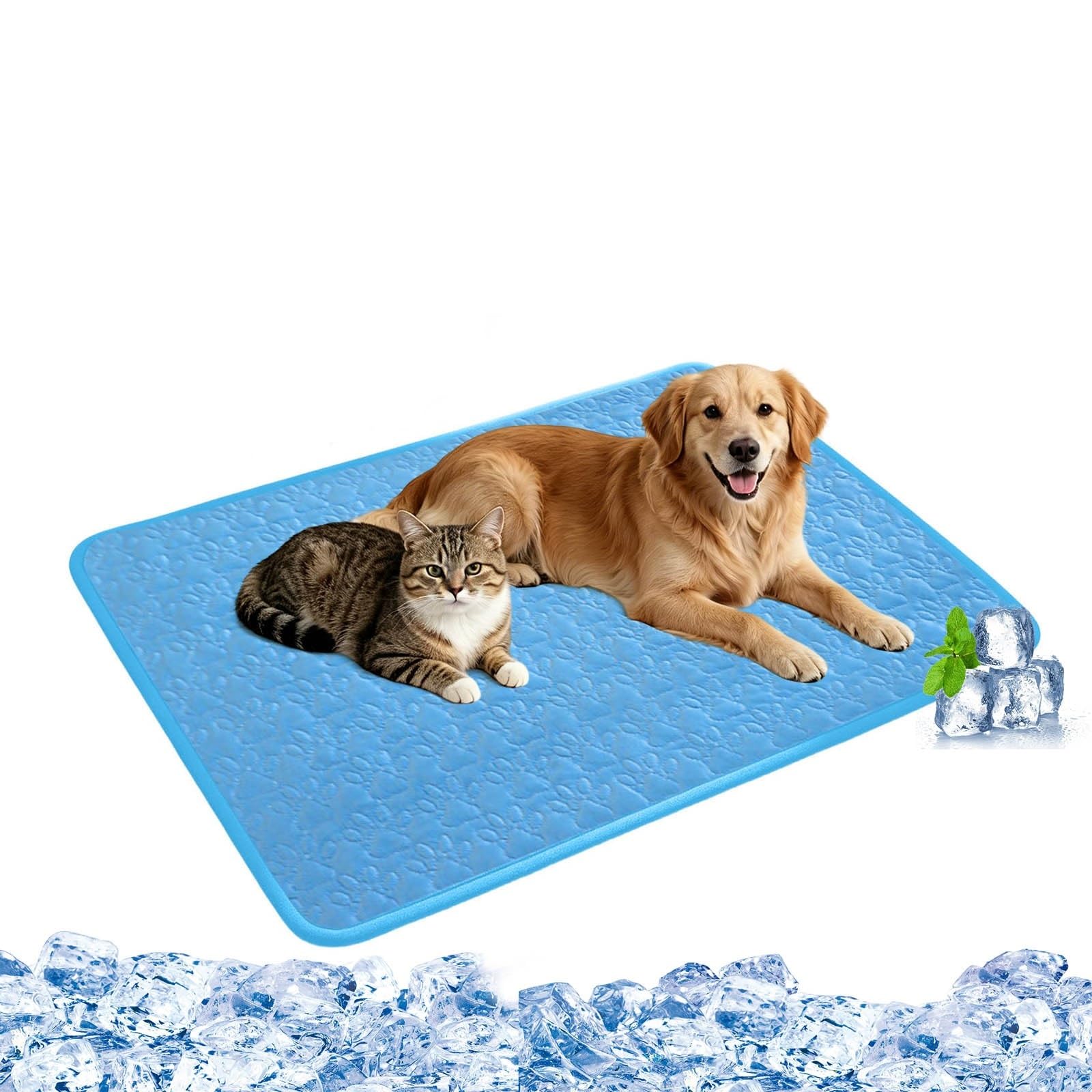 Dog Cooling Mat 2026 Upgraded Cooling Dog Bed Mat, Washable Pet Cooling Pad Cooling Mat for Dogs & Cats Indoor & Outdoor Car Seats (A,50X40cm)