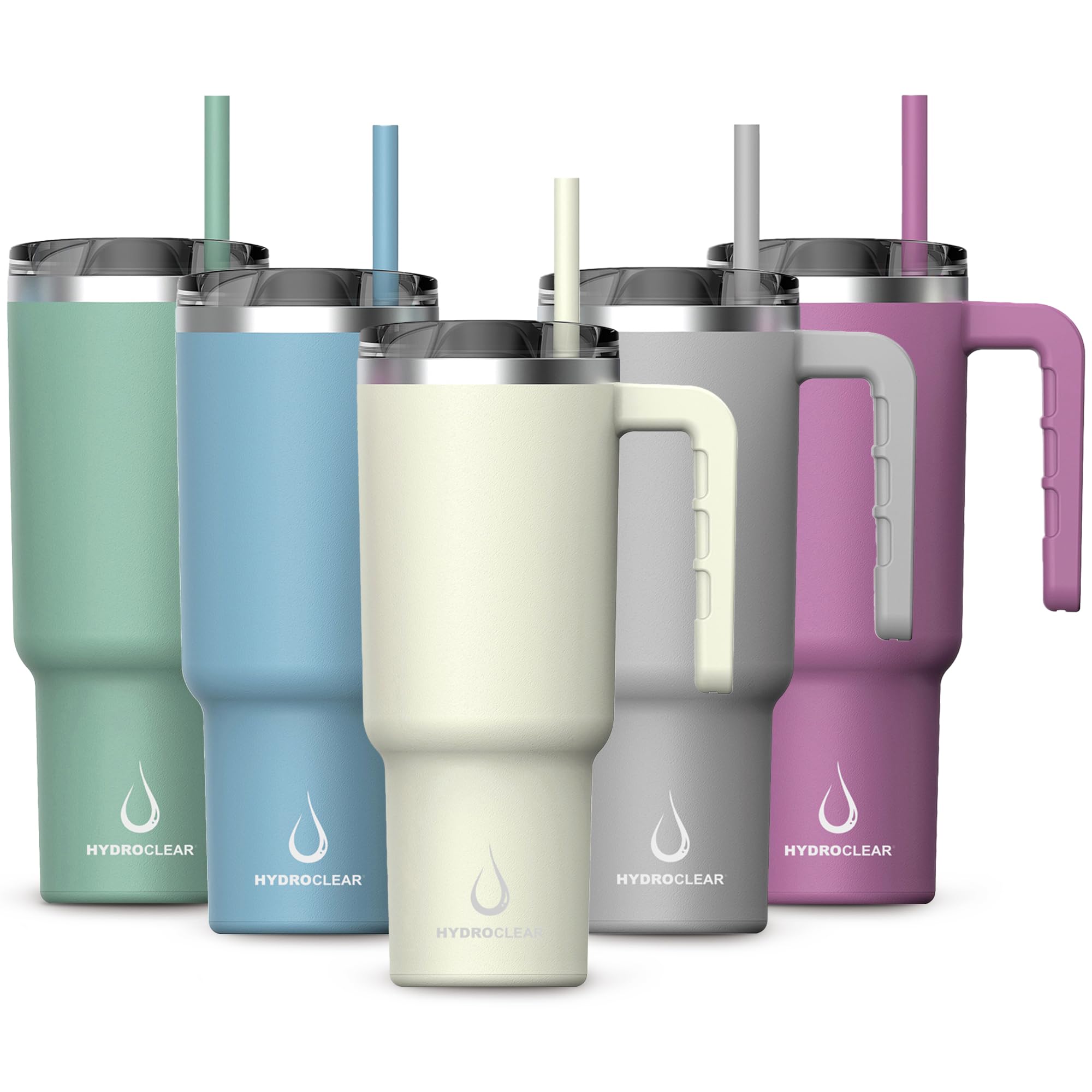 Amazon.com | Hydroclear Stainless Steel 40oz Tumbler With Handle