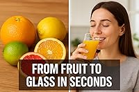 Vista 5 de Zulay Electric Citrus Juicer - Makes Fresh Orange, Lemon, Grapefruit, Lime Juice - Stainless Steel, 160W Powerful & Quiet, Interchangeable Cones Lux