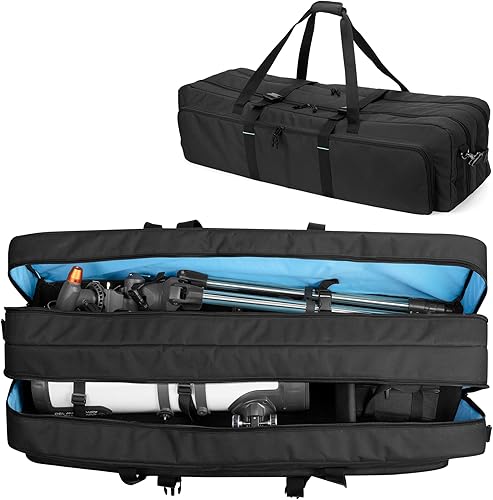 SAMDEW Funda para telescopio, bolsa de telescopio de doble capa para almacenamiento de telescopio astronómico, funda de transporte acolchada de 40.8