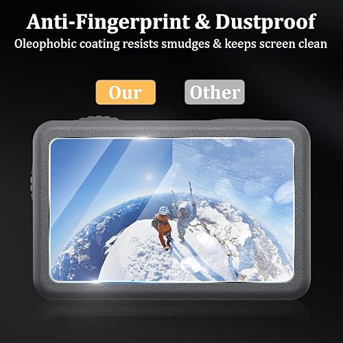 Miniatura 6 de Protectores de pantalla de cámara compatibles con accesorios Dji Osmo Action 6, 9H de alta definición, transparentes, antiarañazos, sin burbujas