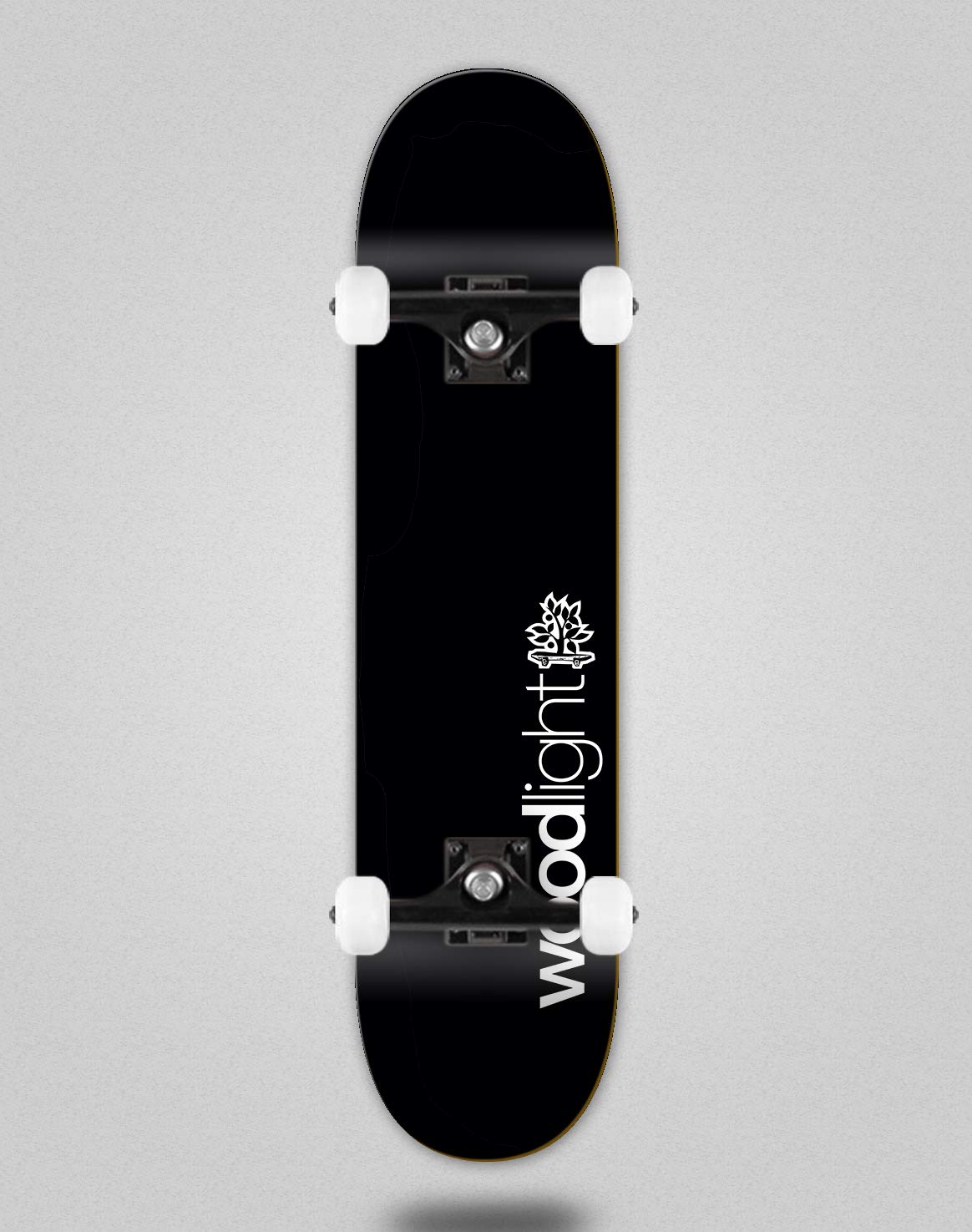 Monopatín Skate Skateboard Complete Wood light Basic Black (8.5)