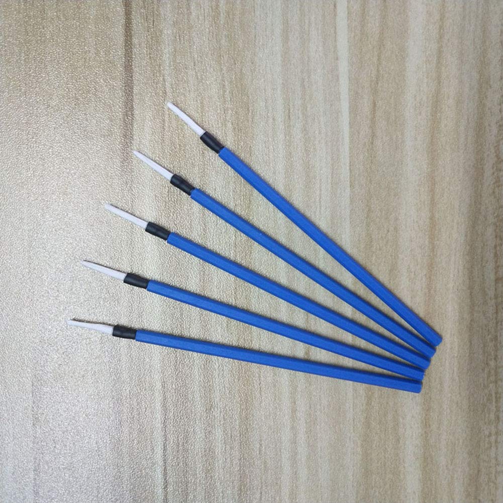 100 PCS Fibre Écouvillons de nettoyage bâton d'éponge 1.25mm Connecteurs pour LC/MU Écouvillon de Nettoyage De mousse