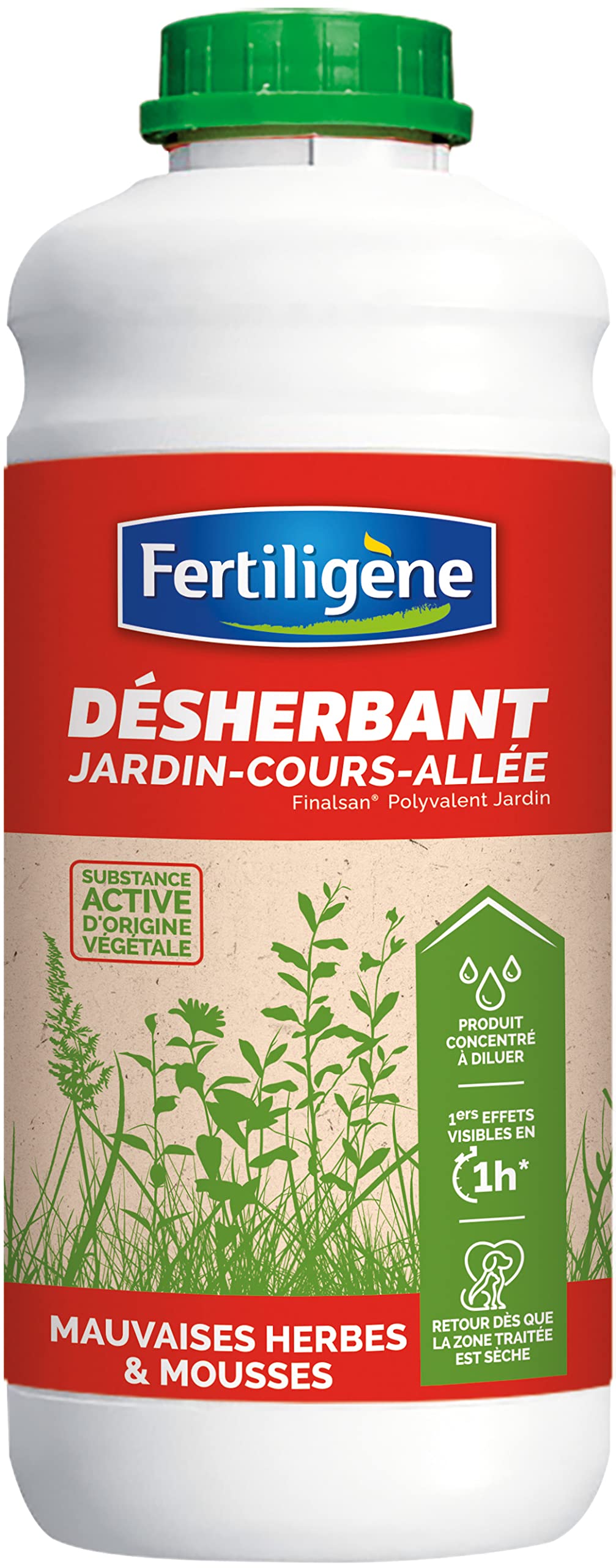FERTILIGENE FDESF75 Désherbant Polyvalent 750 ml - Origine Naturelle Fabriqué en France