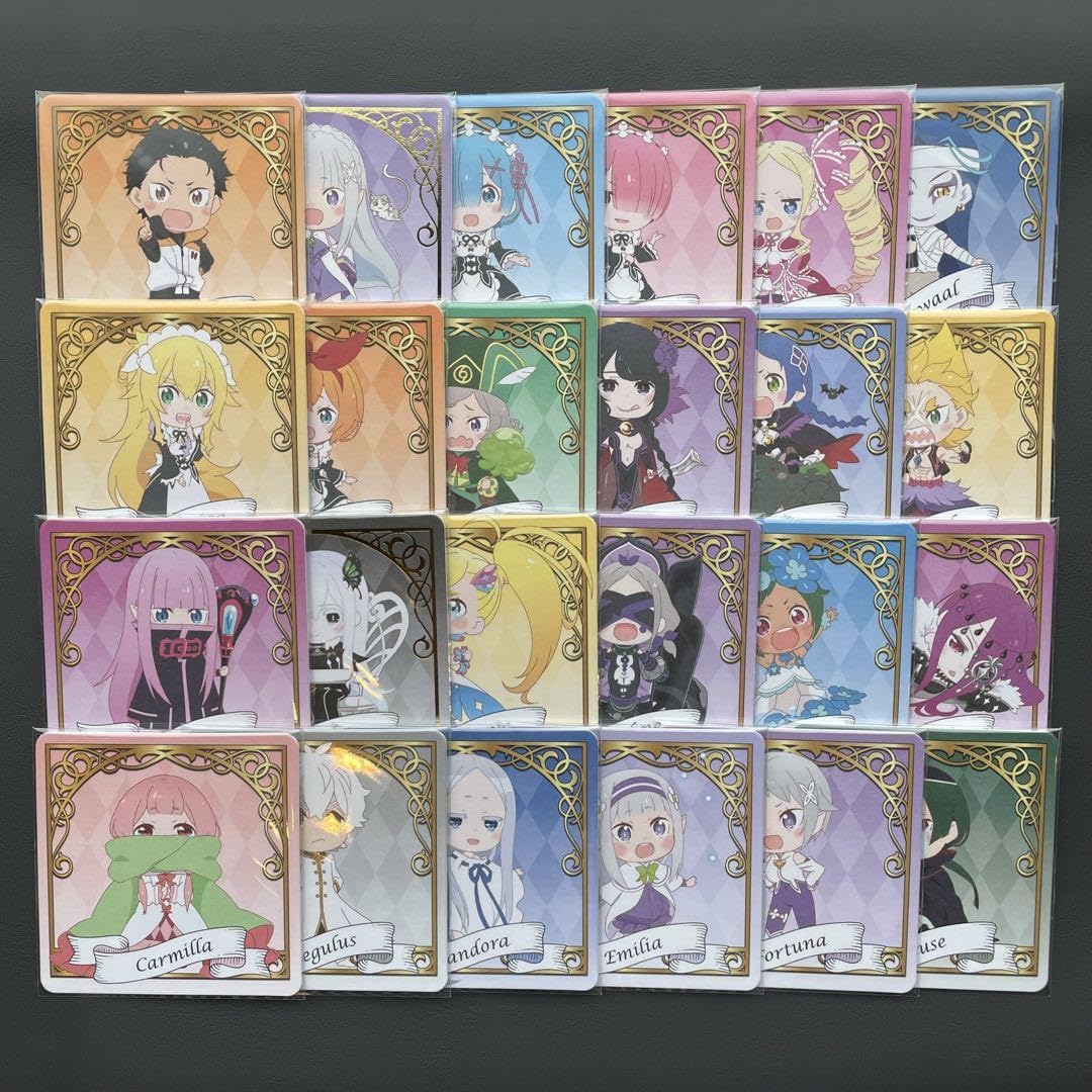 Amazon.co.jp: Re ゼロから始める異世界生活 紙コースター 全24