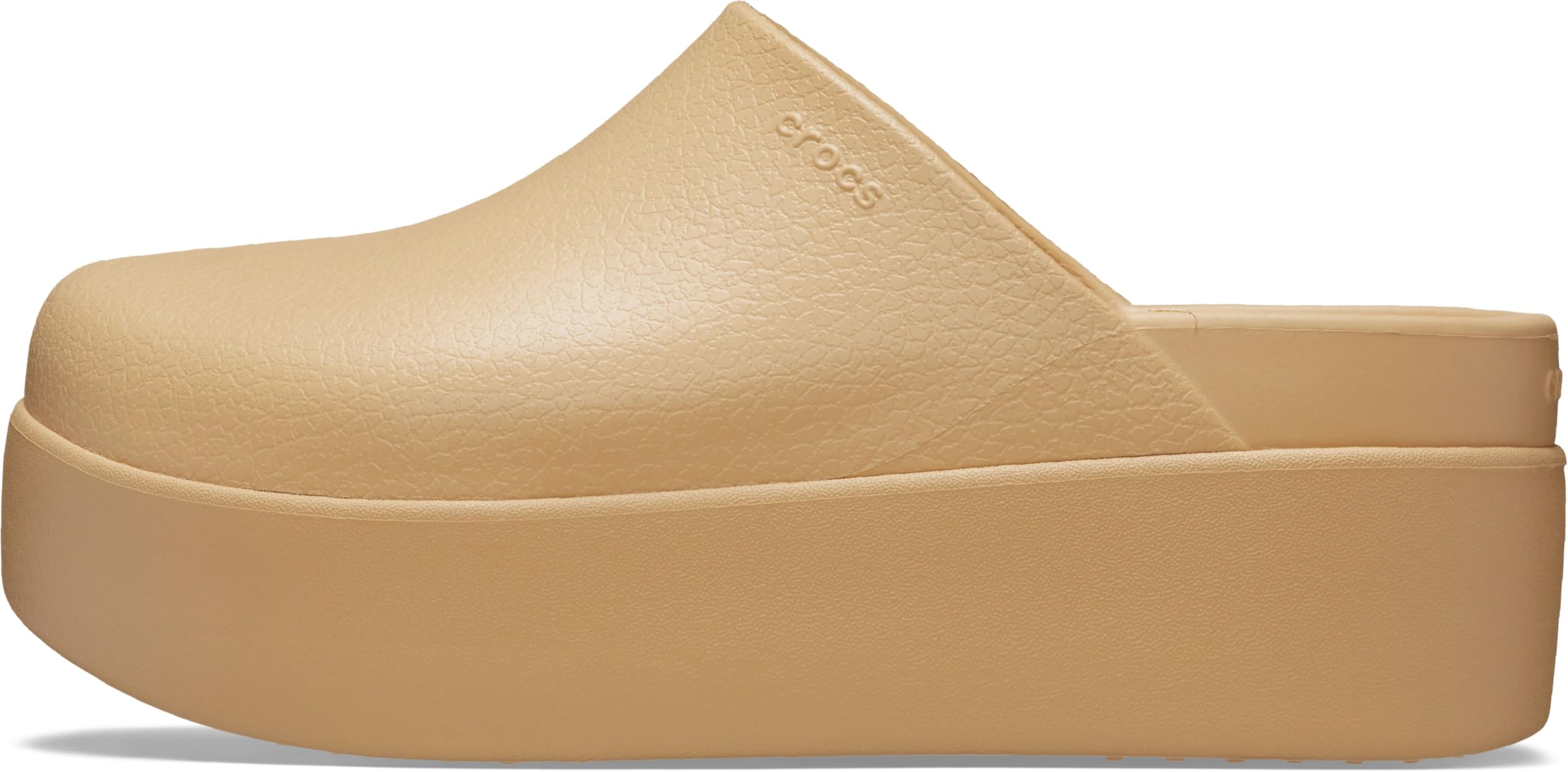 Crocs Zuecos de plataforma Dylan para mujer, zapatos de plataforma para mujer
