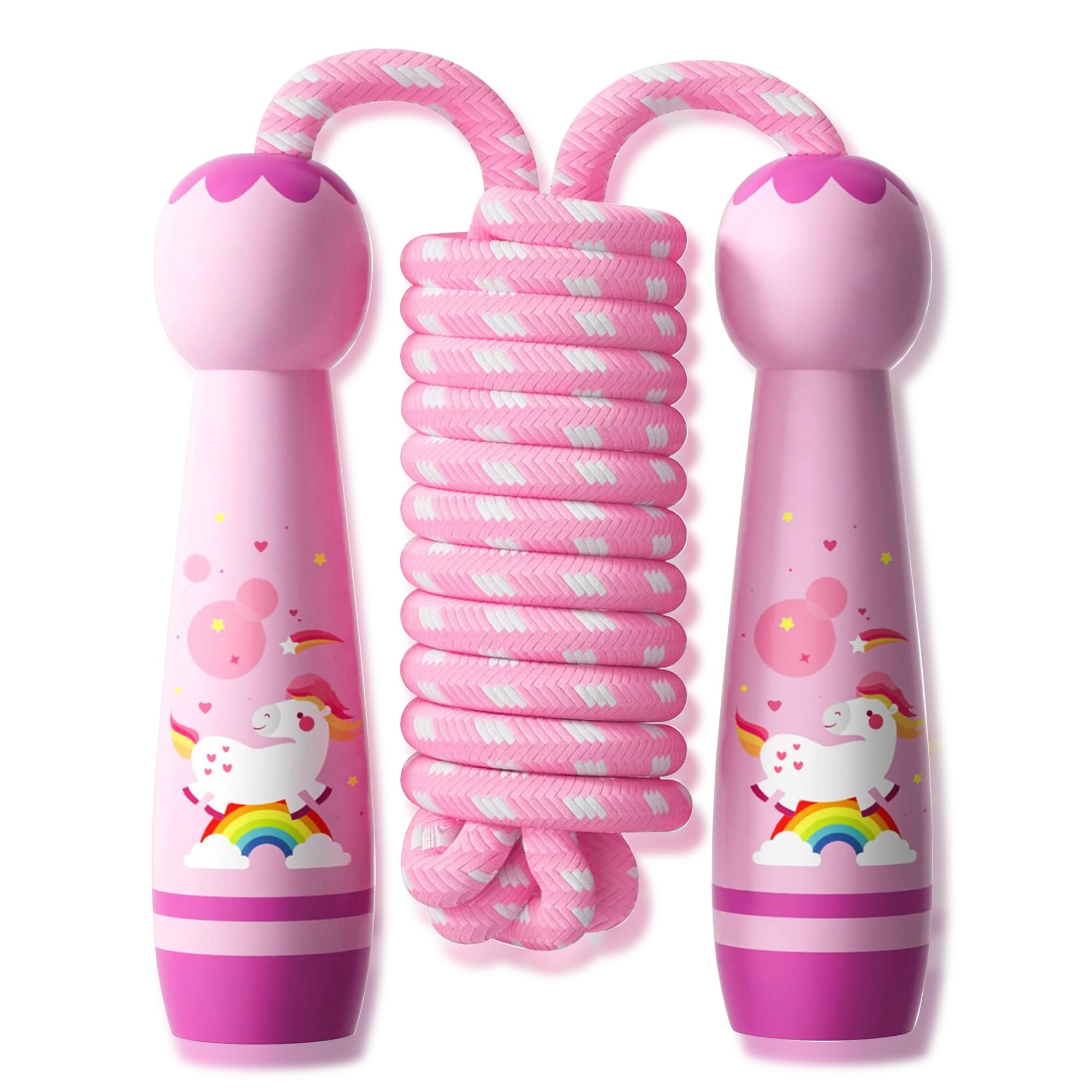 GrueGard Springseil Kinder, Seilspringen Springschnur 4 Jahre, Sprungseile Hüpfseil für Mädchen Junge 6 7 Jahre Kids Skipping Jump Rope