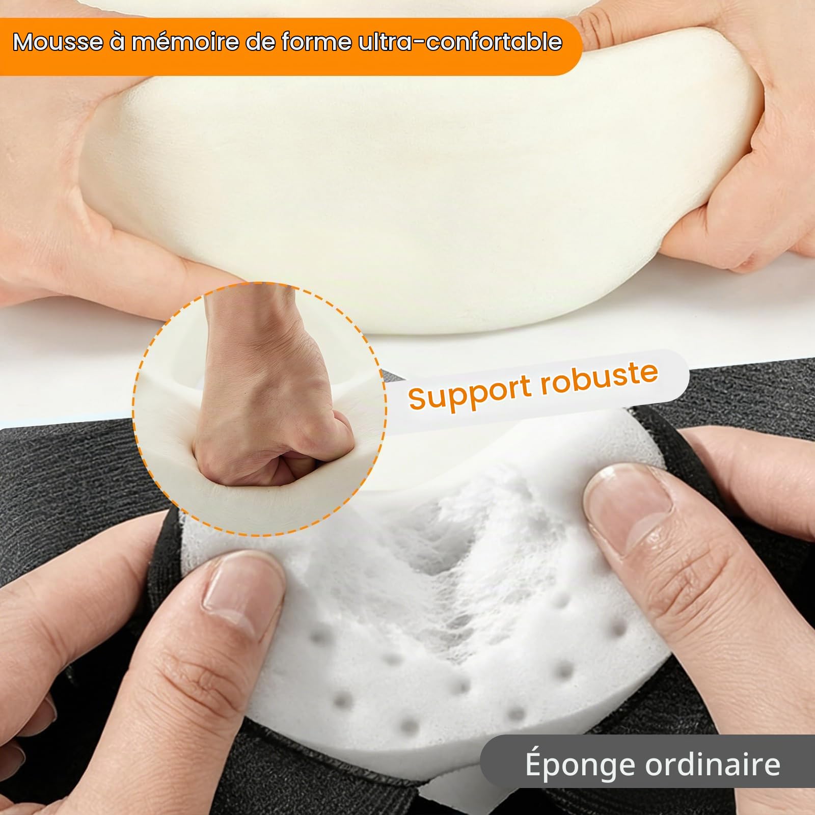 BRGD Appuie-tête de Massage pour Lit, Réglable à 180 ° Berceau D'appui-tête avec Support de Coussin pour Divers Environnements, Notamment Maison, L'école et Centres de Bien-être