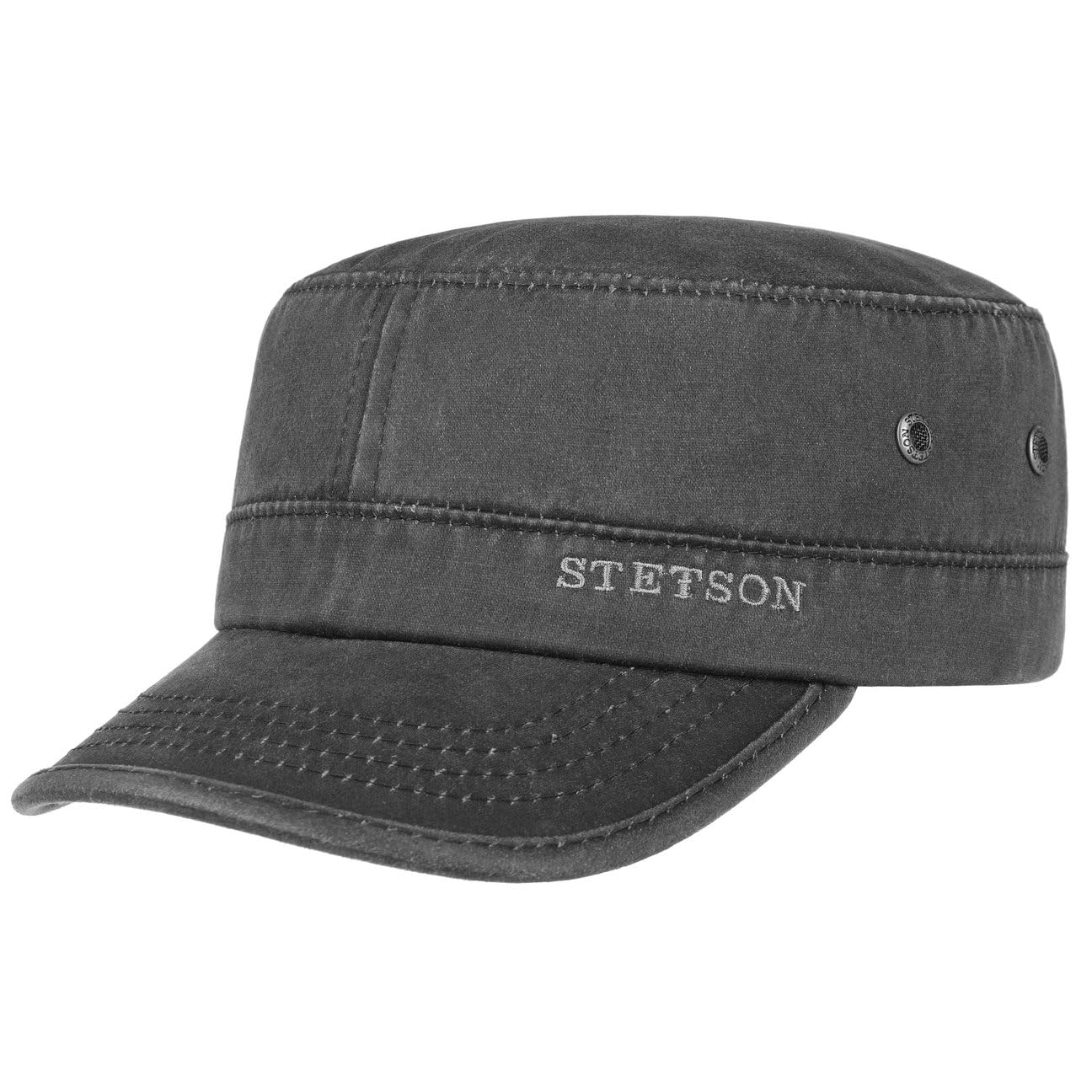Stetson Czapka Army DattoMężczyźni - oilskin miejska konfederacji Z daszkiem, daszkiem wiosna-lato jesień-zima Wiosna Lato Jesień Zima