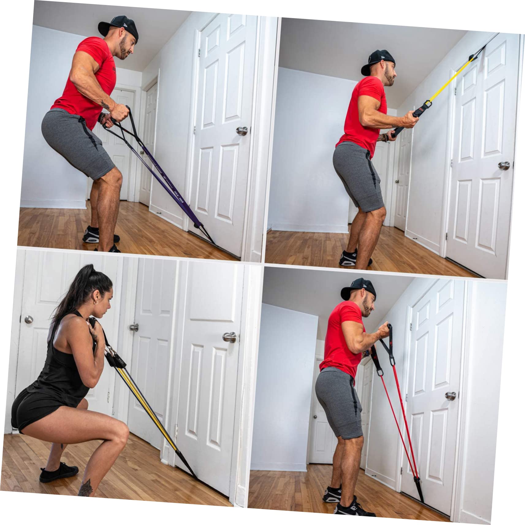 BESPORTBLE 2-Pack Heavy Duty Door Anchor Straps For Resistance Bands & Fitness Equipment - View #3