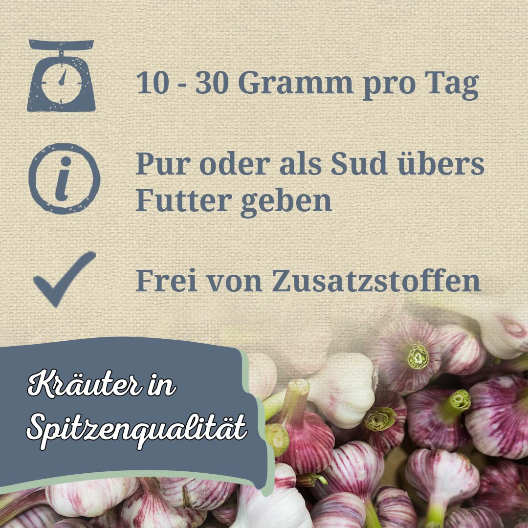 Krauterie Knoblauch für Pferde, Flocken (2000 g)