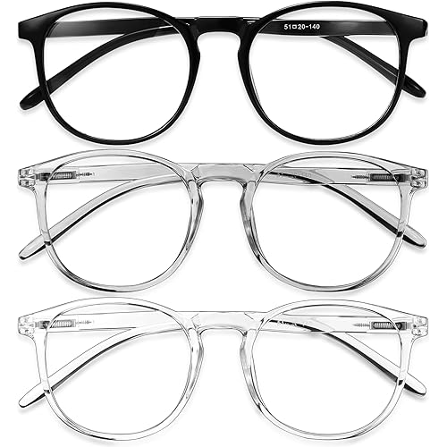 IBOANN Iconic Blue Light Glasses for Woman - Computer Glasses up to 99% Blue Light Blocking - Anti Eyestrain & UV Glare