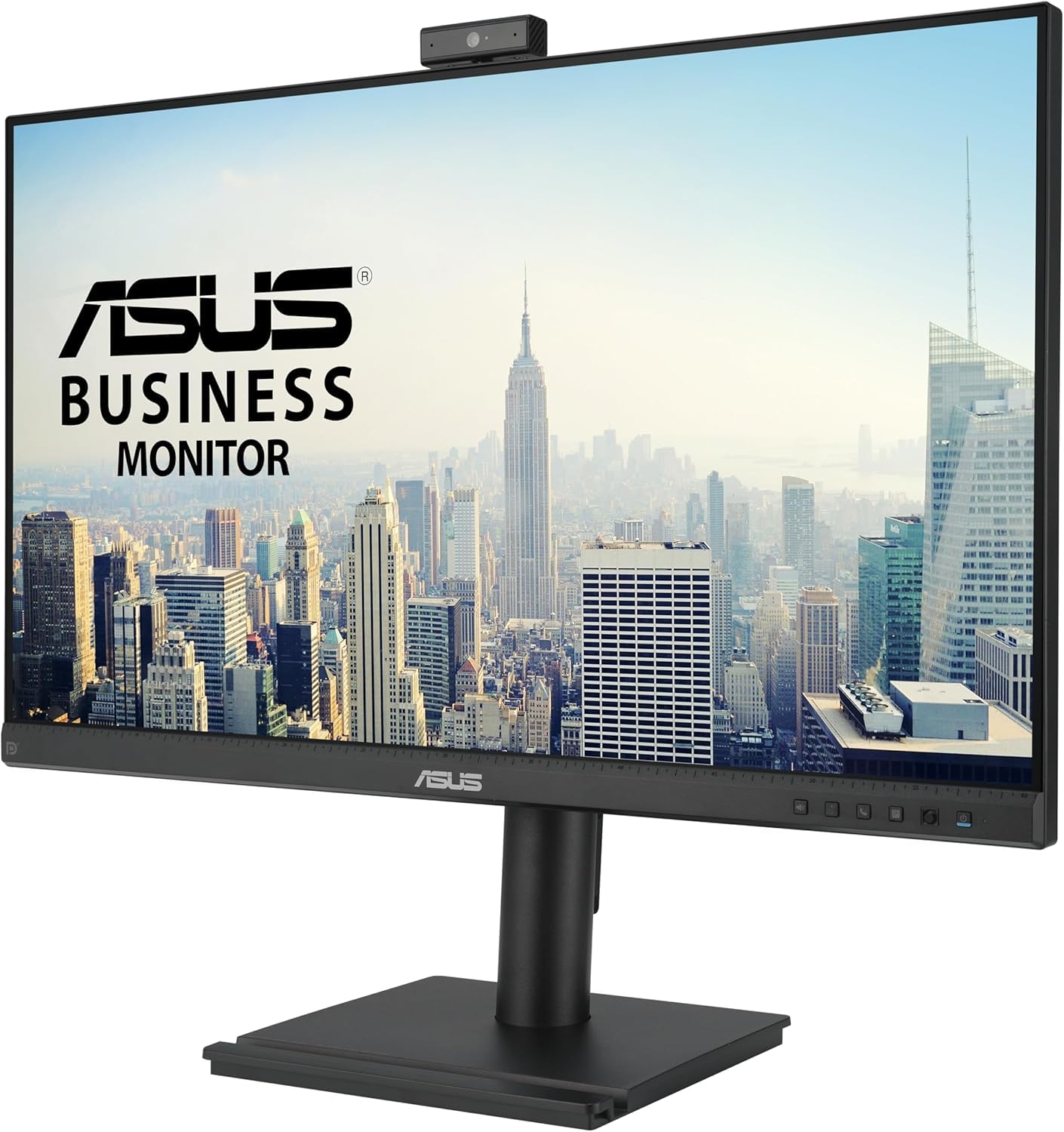 ASUS BE249QFK, Monitor Business da 24” IPS Full HD (1920x1080), Nero | HDMI, Frameless, Webcam FHD Integrata, Microfono e Speaker Integrati, Design Ergonomico, Eye Care, Bassa Luce Blu
