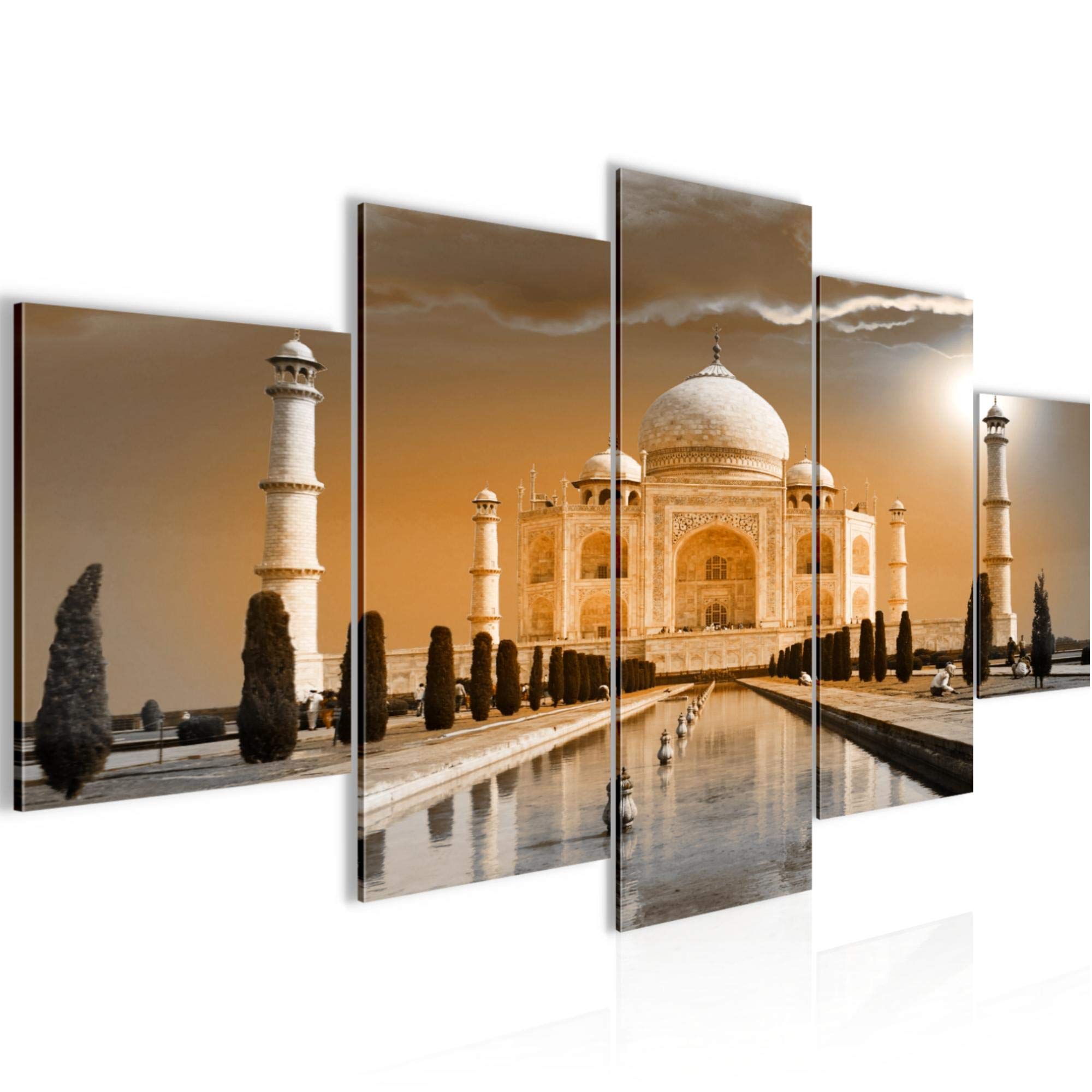 Taj Mahal Tableau Murale pour Grand Mur de Chambre et Sejour 5 Pieces
