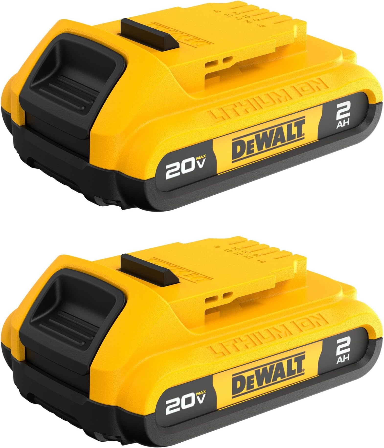 DEWALT DCB203-2 20V Max Compact XR Li-Ion Compact Battery, 2-Pack