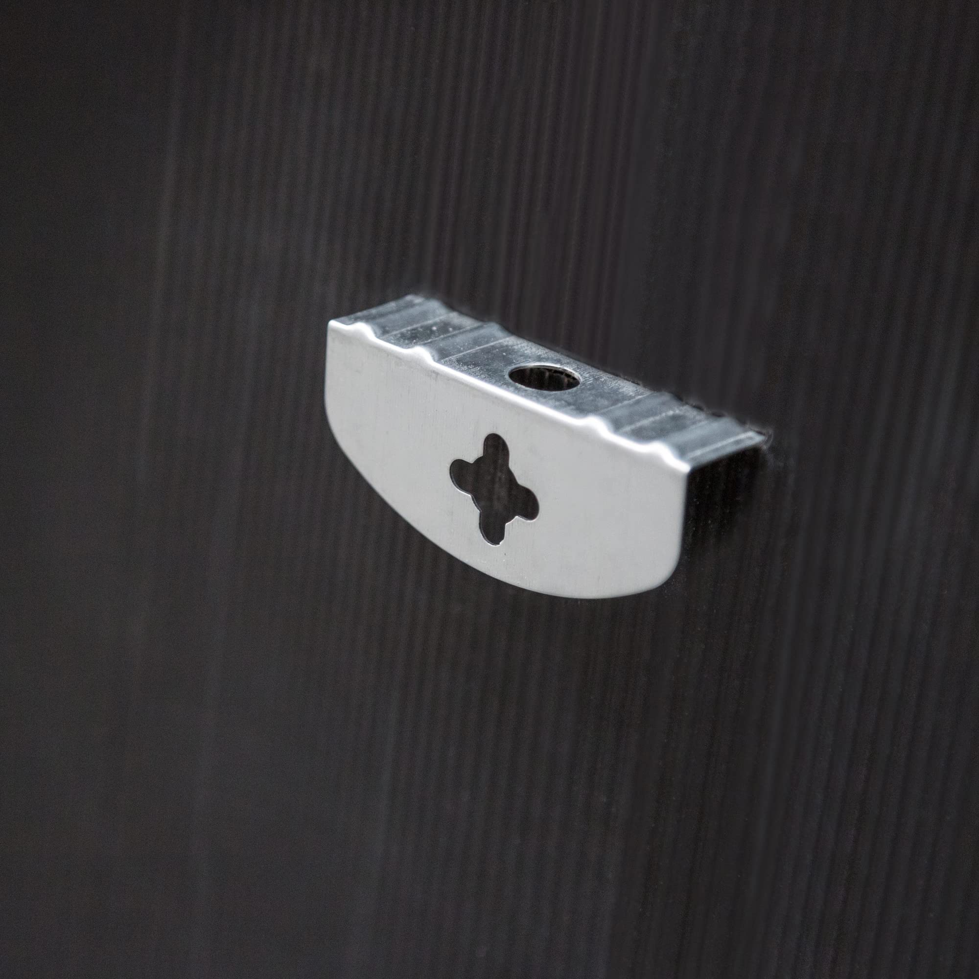 [en.casa] Specchio Rotondo da Parete Ø 50 cm Specchio da Bagno con Cornice in Alluminio - Bianco