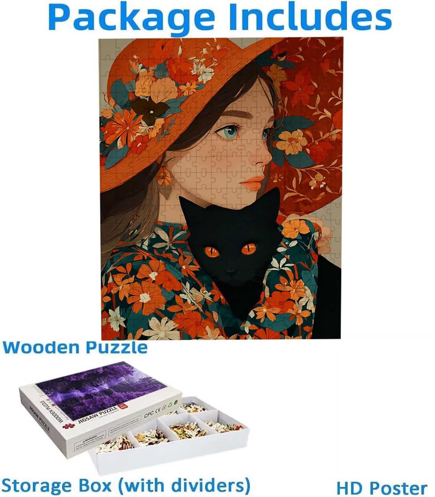Puzzle dla dorosłych, 1500 puzzli dla dorosłych, gra edukacyjna, wyzwanie, zabawka, 1500 elementów, jako prezent i dekoracja ścienna, 87 x 57 cm, PjY8581 G-T