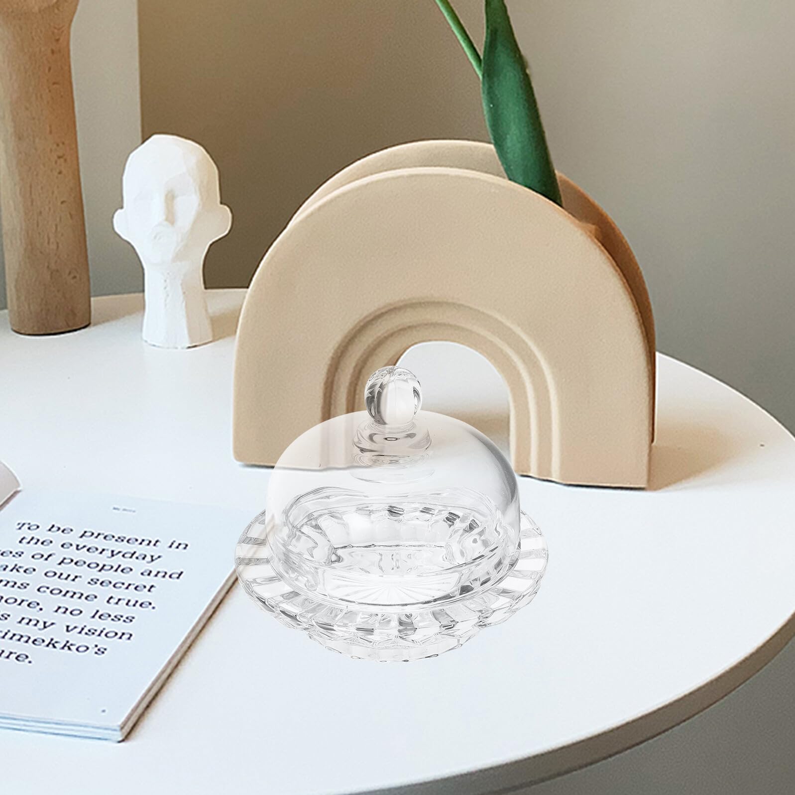 Tarro de Cristal Transparente para Alimentos con Tapa Hermética Recipiente para Dulces y Galletas Frasco de Vidrio Creativo para Almacenamiento Casa Adecuado para Azúcar y