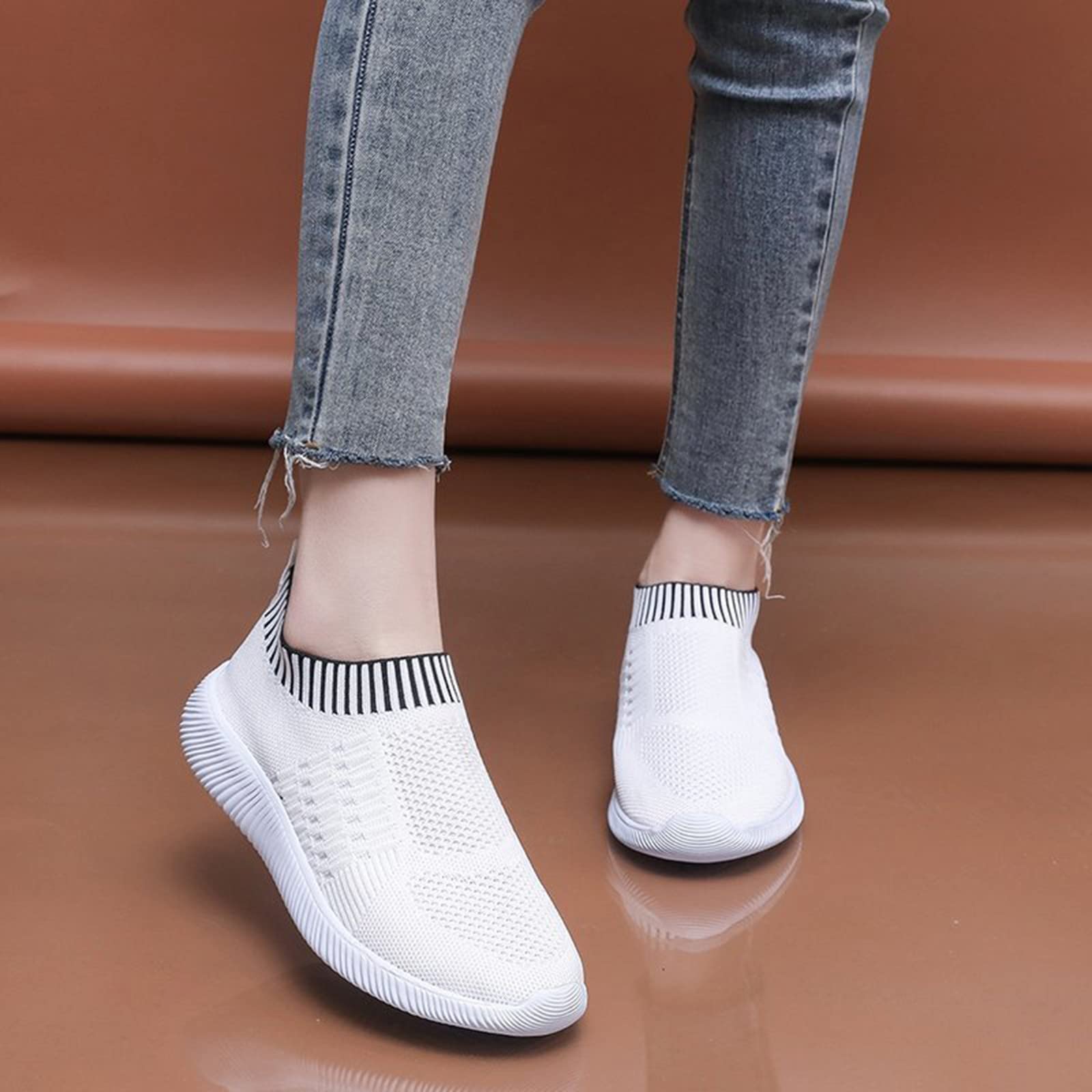 Sneakers Ortopediche Estive Slip On - Scarpe Leggere Rete Donna Senza