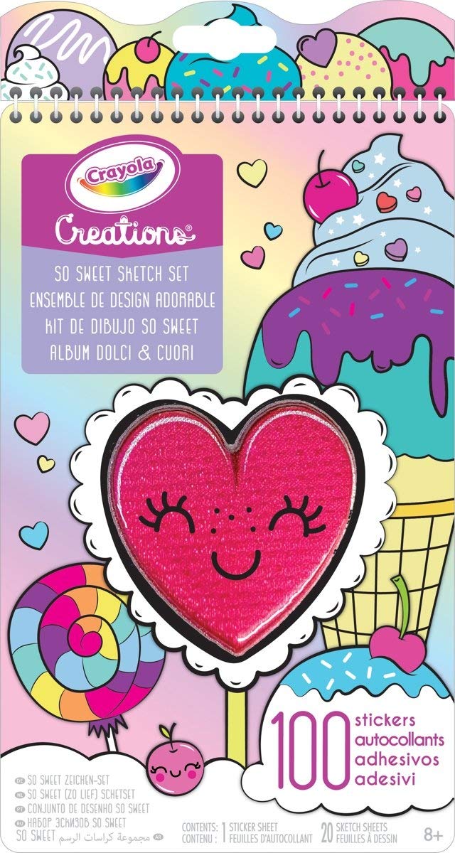 CrayolaCreations Oh So Sweet sketch set