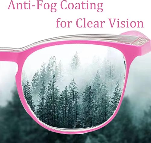 Miniatura 4 de UZUIBANG Gafas de seguridad para hombres y mujeres, gafas de seguridad antivaho cómodas, bloqueo de luz azul, protección UV, enfermeras adultas