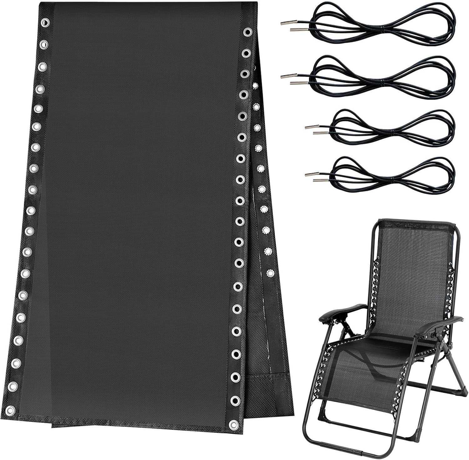 Zero Gravity Chair Replacement Fabric with Bungee Cord Kit