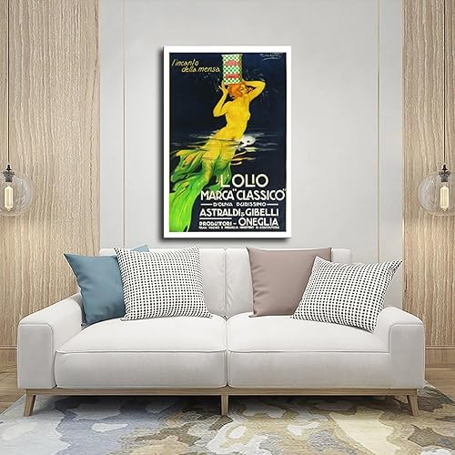 Miniatura 5 de Classic Brand Very Pure Olive Oil Retro Food And Drink Poster Art Wall Decoration Poster Family Bar Restaurant Garage Cafe Art Sign Gift Unframe