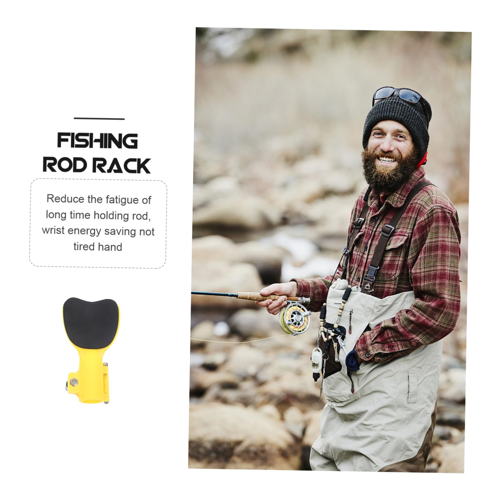 BESPORTBLE 4piezas Soporte De Cañas De Pescar Profesional Diseño Ligero y Resistente Organizador De Espacio Para Almacenamiento De Cañas Accesorio De Pesca Duradero y Soporte