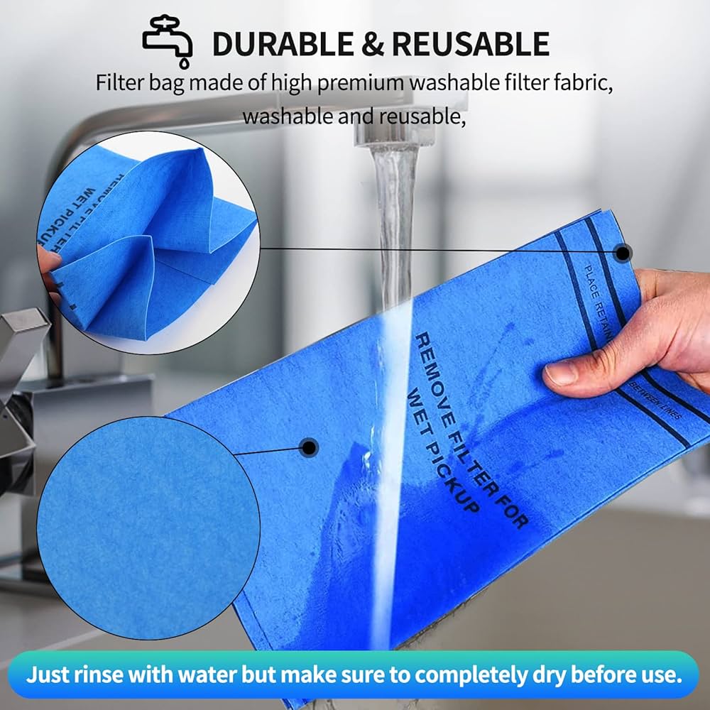 フットケア 2bottles Wet Dry Vac Filter Bag WS01025F2 - For Stinger 2.5-5 Gallon
