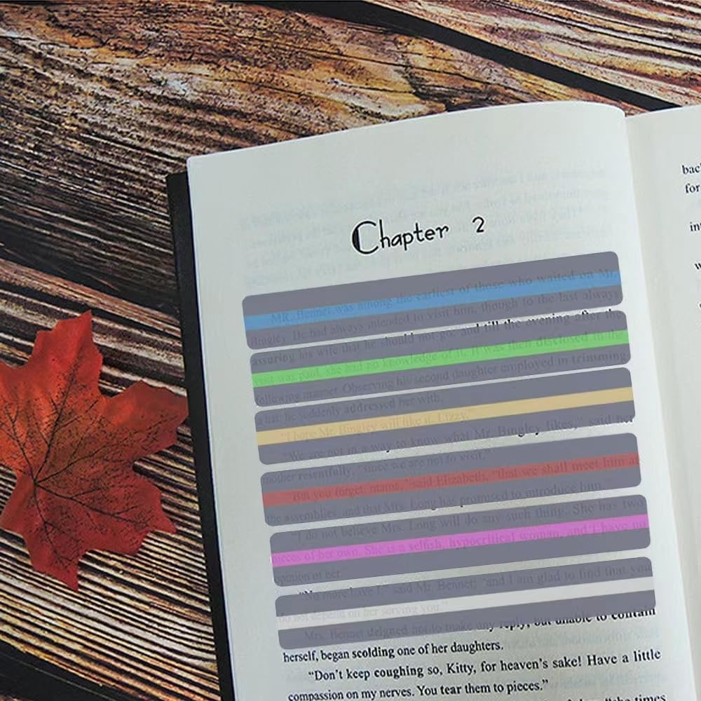 Dyslexia Guided Reading Strip,dyslexia Reading Ruler Dyslexic Colored