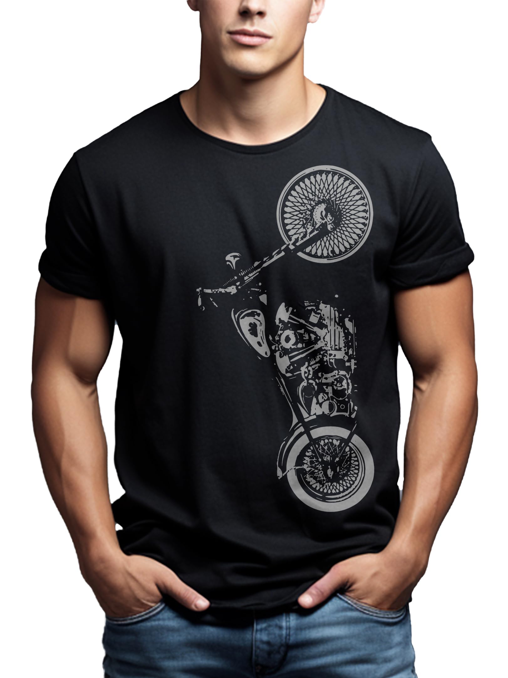 MAKAYA T-shirt motocyklowy męski/męski