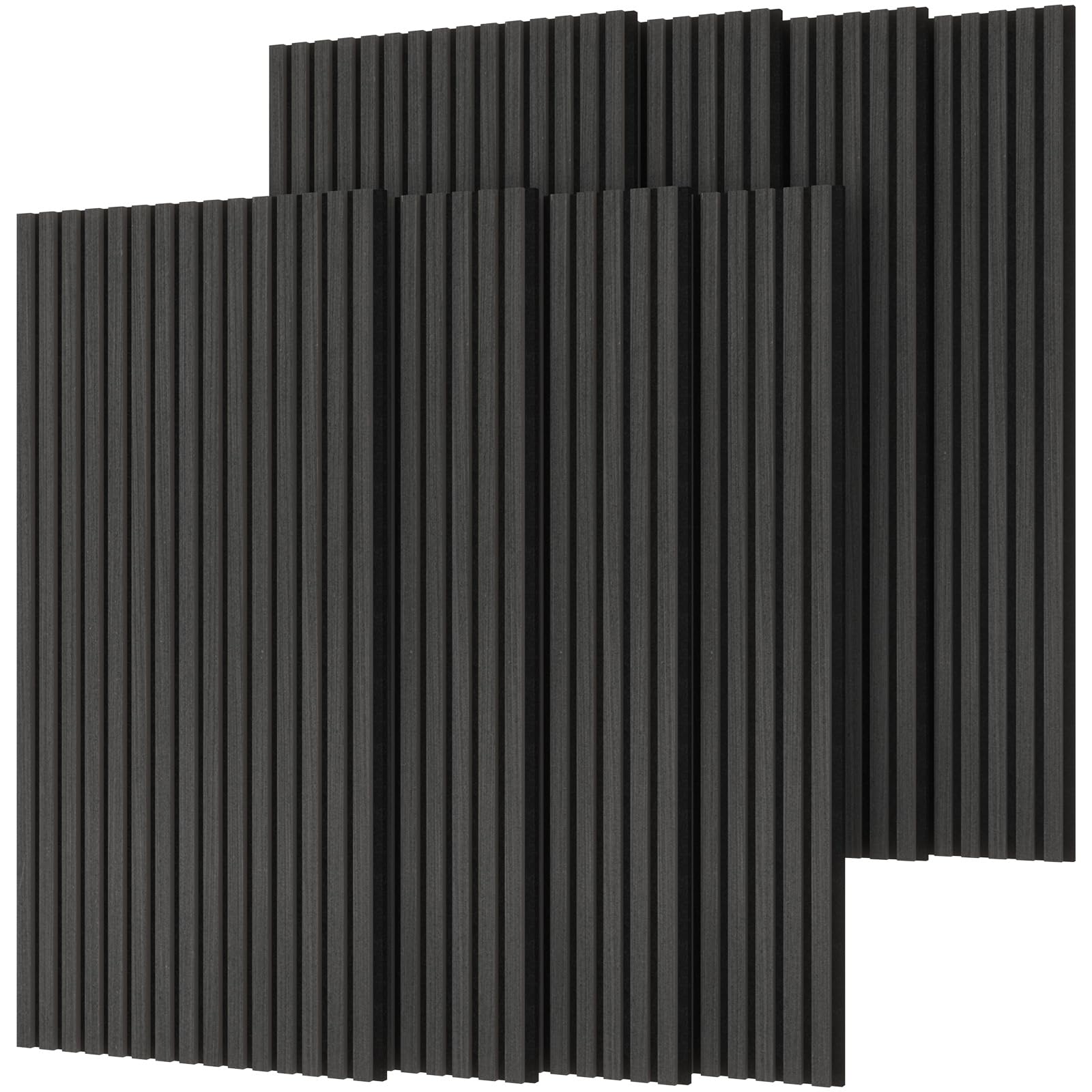 TONOR 8-pak drewnianych paneli akustycznych, 120 cm x 60 cm – 5,76 m², panele ścienne drewniane do ścian, panele drewniane do izolacji akustycznej i dekoracji do studia, mieszkań, sypialni i biur