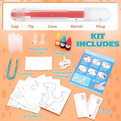 Miniatura 9 de Kits educativos de ciencia, juguetes STEM para niños de 5 a 7 años, actividades de ciencia de colores, manualidades para niños y niñas de 5, 6, 7,